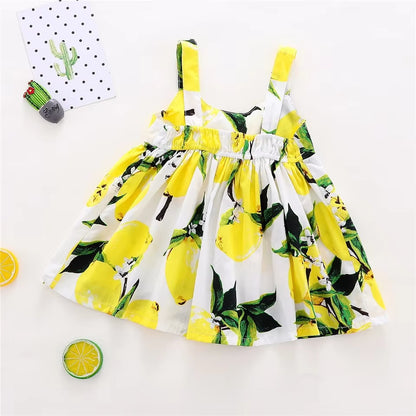 Sweet Bow Bloom: Sleeveless Summer Princess Dress for Baby Girls