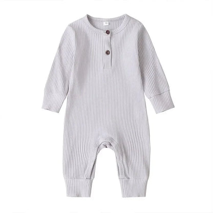 Cotton Long Sleeve Infant Romper